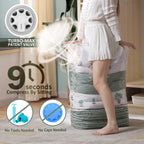 Cubic Vacuum Storage Bags – Large Plastic Compression Seals for Travel Packing