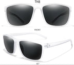 Polarized Cycling Sunglasses – UV400 Square Eyewear for Outdoor Sports