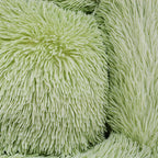 Plush Rectangular Dog Bed – Washable Fluffy Pet Cushion for Small to Large Dogs