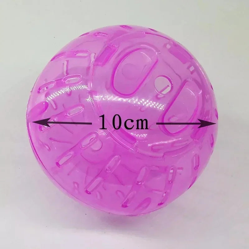 Plastic Hamster Exercise Ball – Transparent Jogging Toy for Small Pets