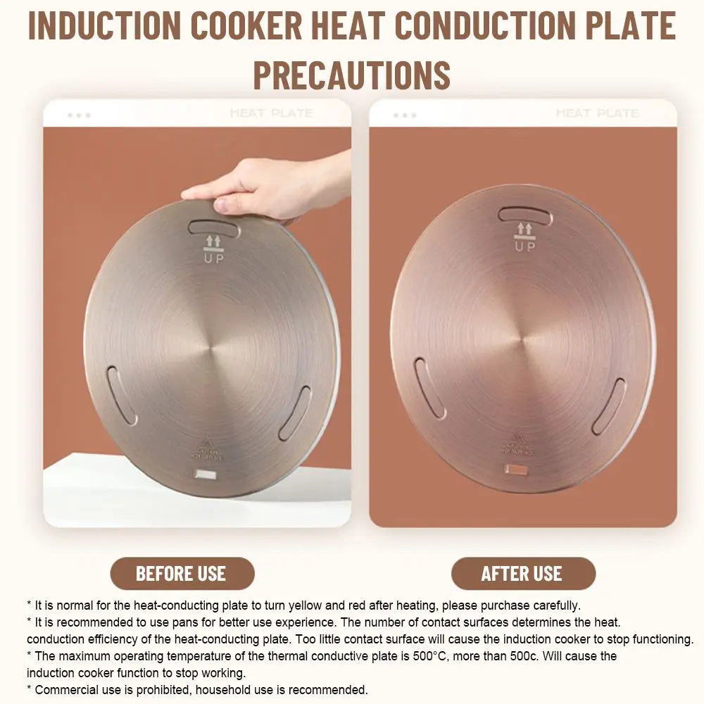 Stainless Steel Heat Diffuser Plate – Induction Cooker Stove Accessory