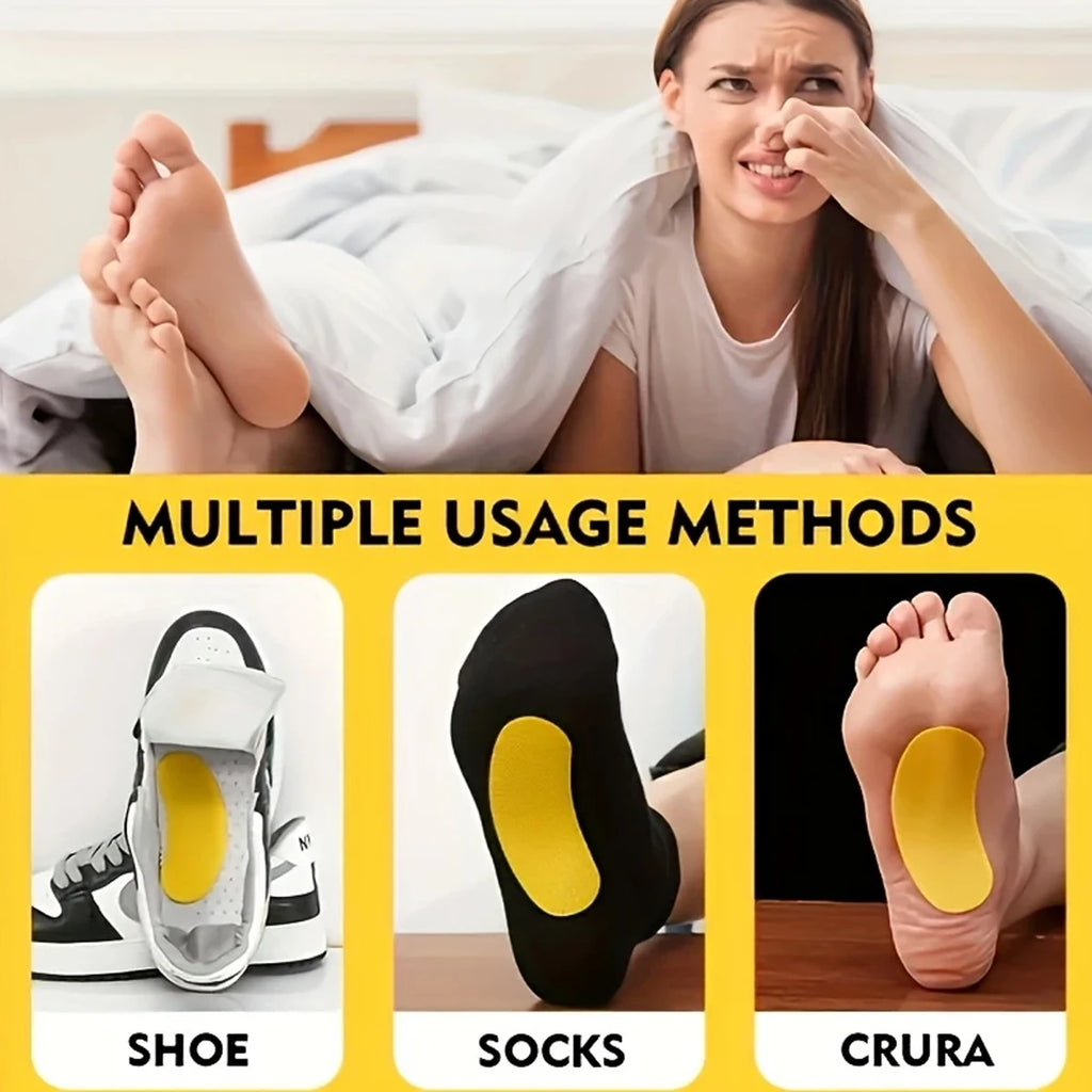 Scented Shoe Insole Stickers – Odor Neutralizing Fresheners for Daily Wear