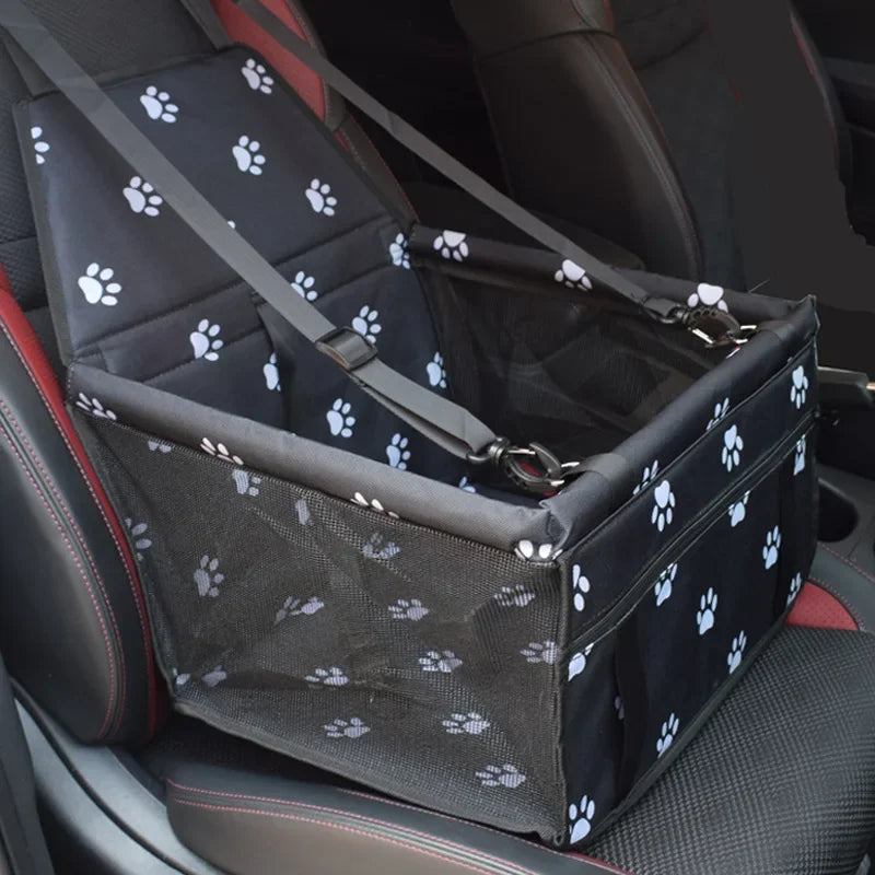 Waterproof Pet Car Seat Bag – Foldable Mesh Carrier for Travel Accessories