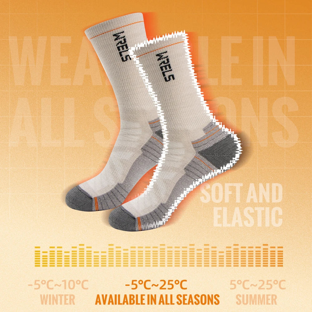 Merino Wool Hiking Socks – Lightweight Mid-Calf Performance for Outdoor Sports