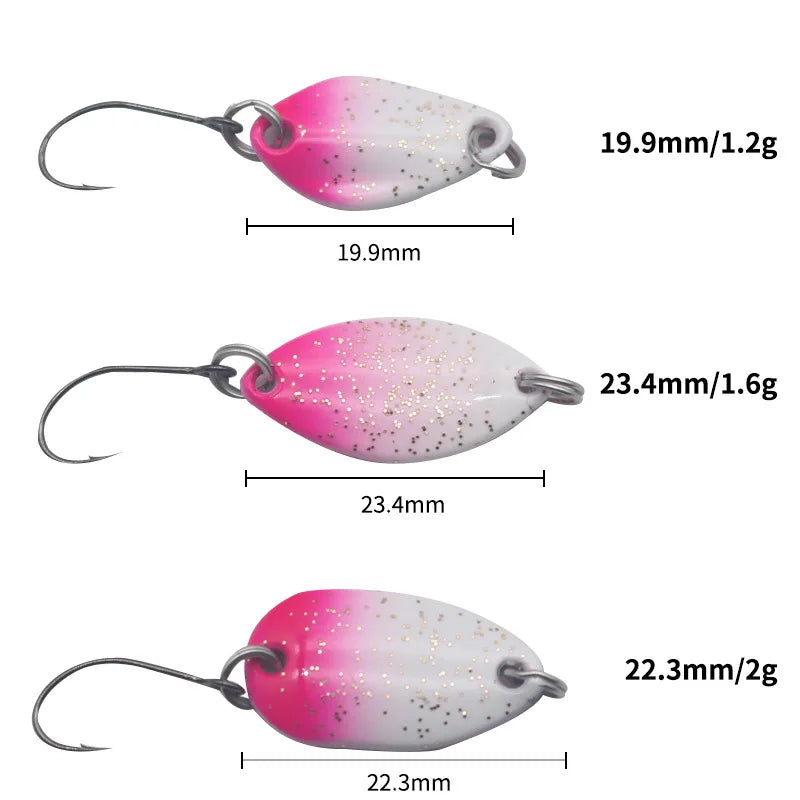 Colorful Spoon Fishing Lures – Lightweight Metal Baits for Trout and Bass