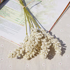 Artificial Lavender Flowers – PE Plastic Plant Bouquet for Home Table Decor
