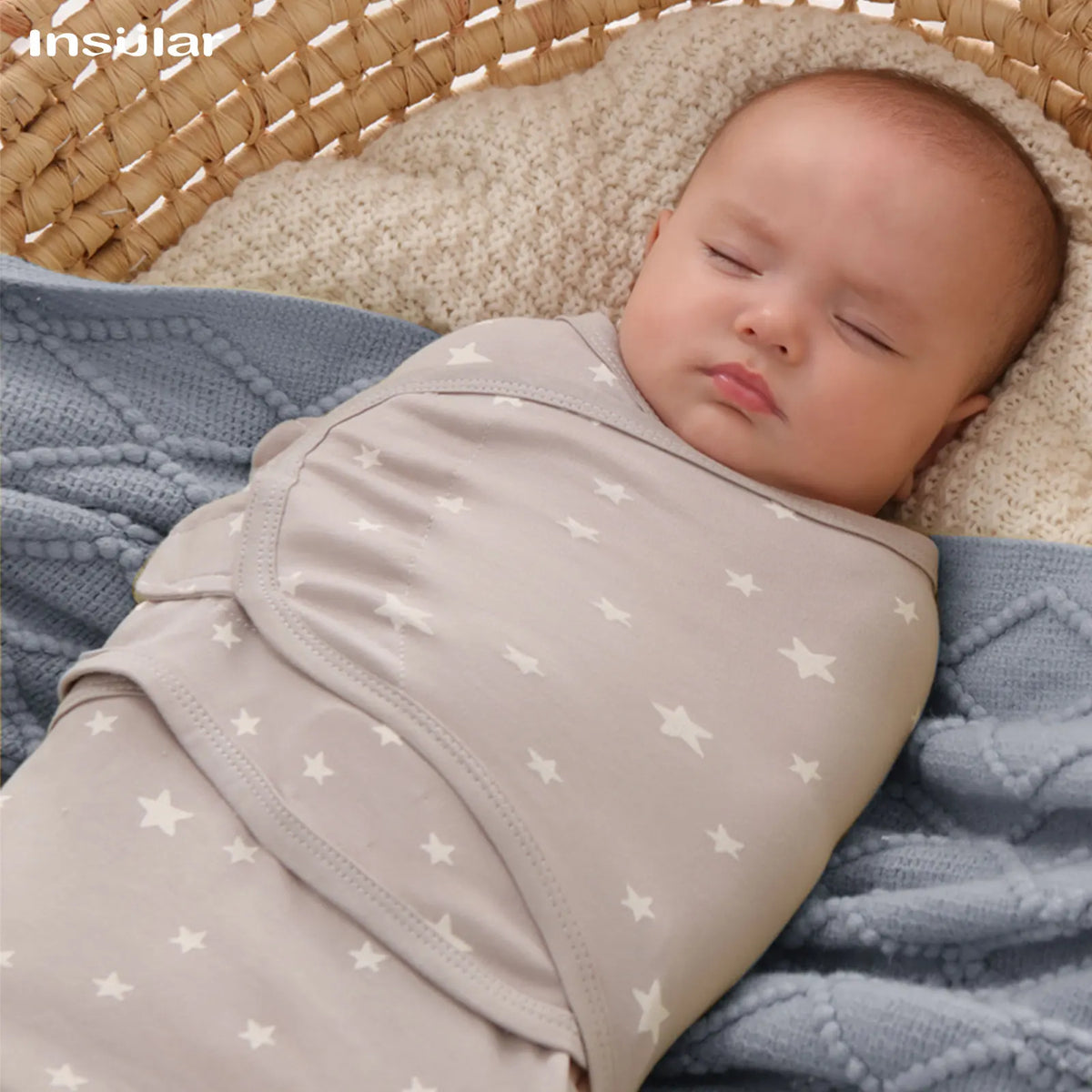 Cotton Baby Sleeping Bag – Anti-Shock Swaddle Wrap for Newborn Sleep