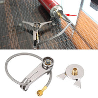 Camping Stove Adapter – Gas Cartridge Tank Connector for Outdoor Cooking
