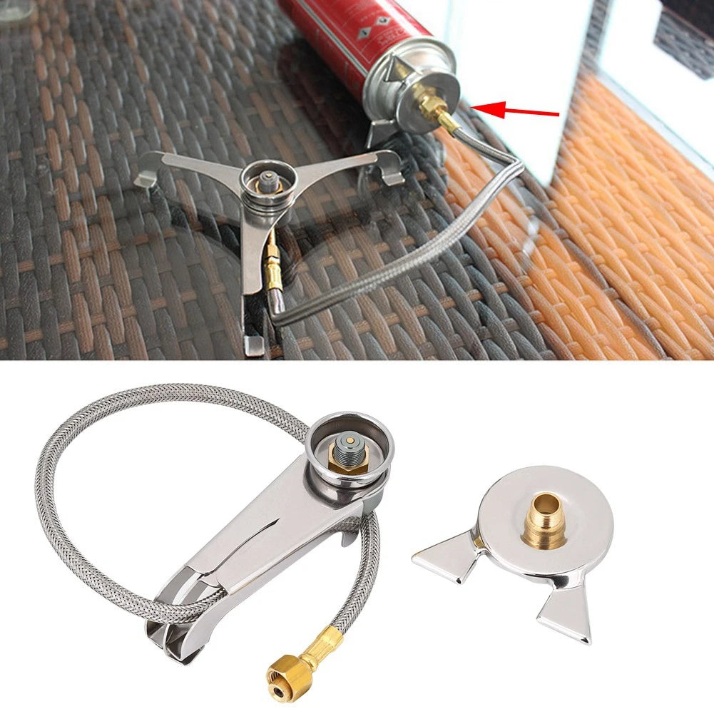 Camping Stove Adapter – Gas Cartridge Tank Connector for Outdoor Cooking
