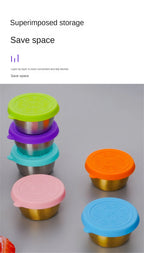 Leakproof Sauce Cups – Portable Dressing Containers for Lunch and Travel