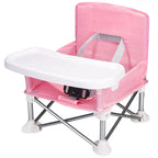 Portable Baby Booster Seat – Folding Dining Chair for Travel and Outdoor Use