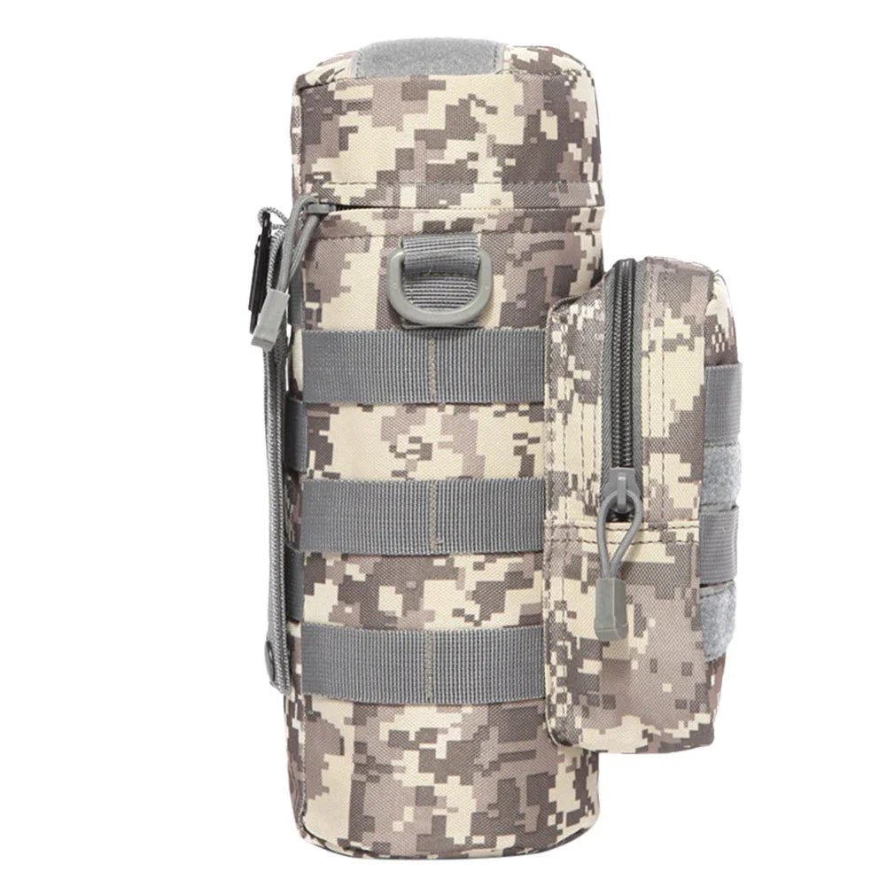 Molle Water Bottle Pouch – Tactical Kettle Carrier for Outdoor Camping