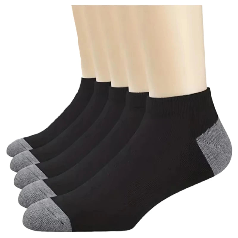 Cotton Mid-calf Socks – Solid Colour Daily Wear for Men