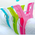 Plastic Beach Towel Clips – Heavy Duty Clothespins for Sunbed and Laundry