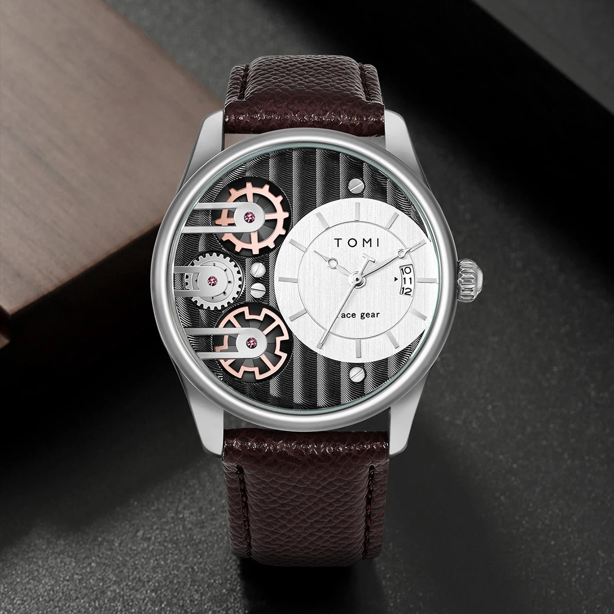 Quartz Men's Wristwatch – Luxury Minimalist Business Gift for Anniversaries