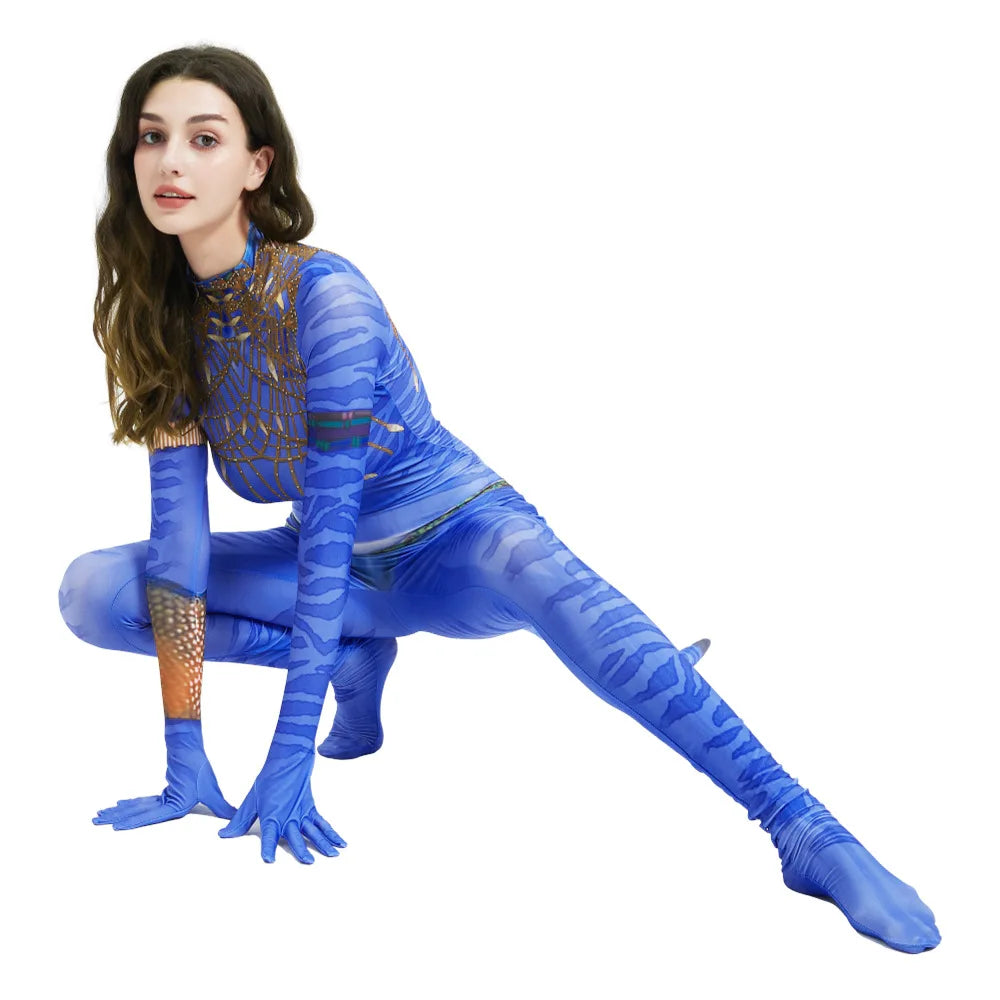 Avatar Alien Bodysuit – The Way of Water Jumpsuit for Halloween Cosplay