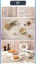 Marble Wood Grain Photography Backdrop – 57x87cm Waterproof Studio Props