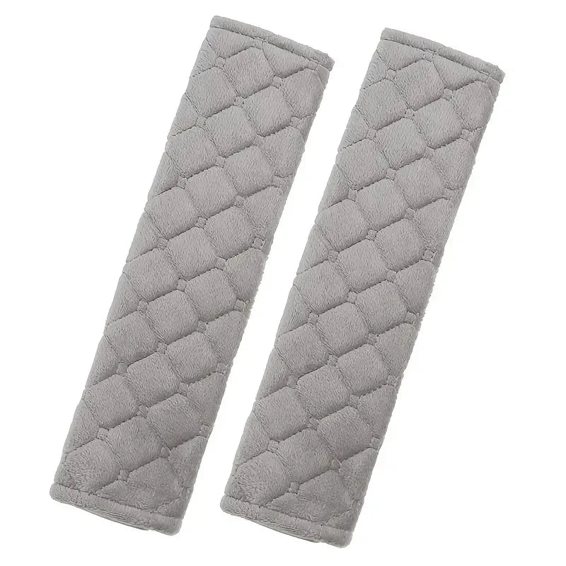 Plush Seat Belt Shoulder Covers – Soft Comfort Pads for Car Interior