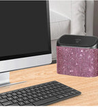 Bling Car Trash Bin – Crystal Seat Back Garbage Storage for Women Interior