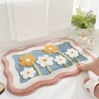 Plush Shaggy Bath Mat – Extra Soft Non-Slip Carpet for Bathroom and Shower