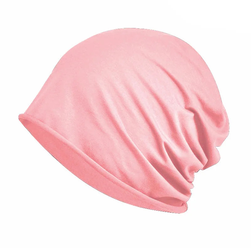 Cotton Sleep Cap – Breathable Unisex Headscarf for Nightwear and Hair Loss