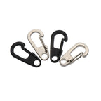 Mini Aluminium D-Ring Carabiner – Spring Clip for Outdoor Camping EDC Gear