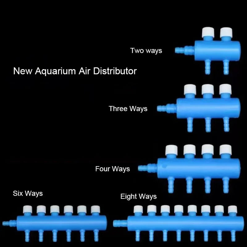 Aquarium Air Pump Valve – Multi-Way Flow Splitter for Fish Tank Aeration