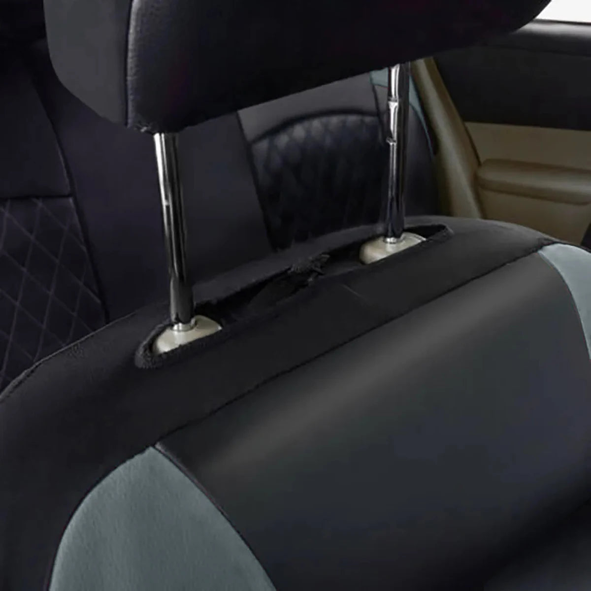 Waterproof PU Leather Car Seat Cover – All Season Full Coverage for SUV Sedan