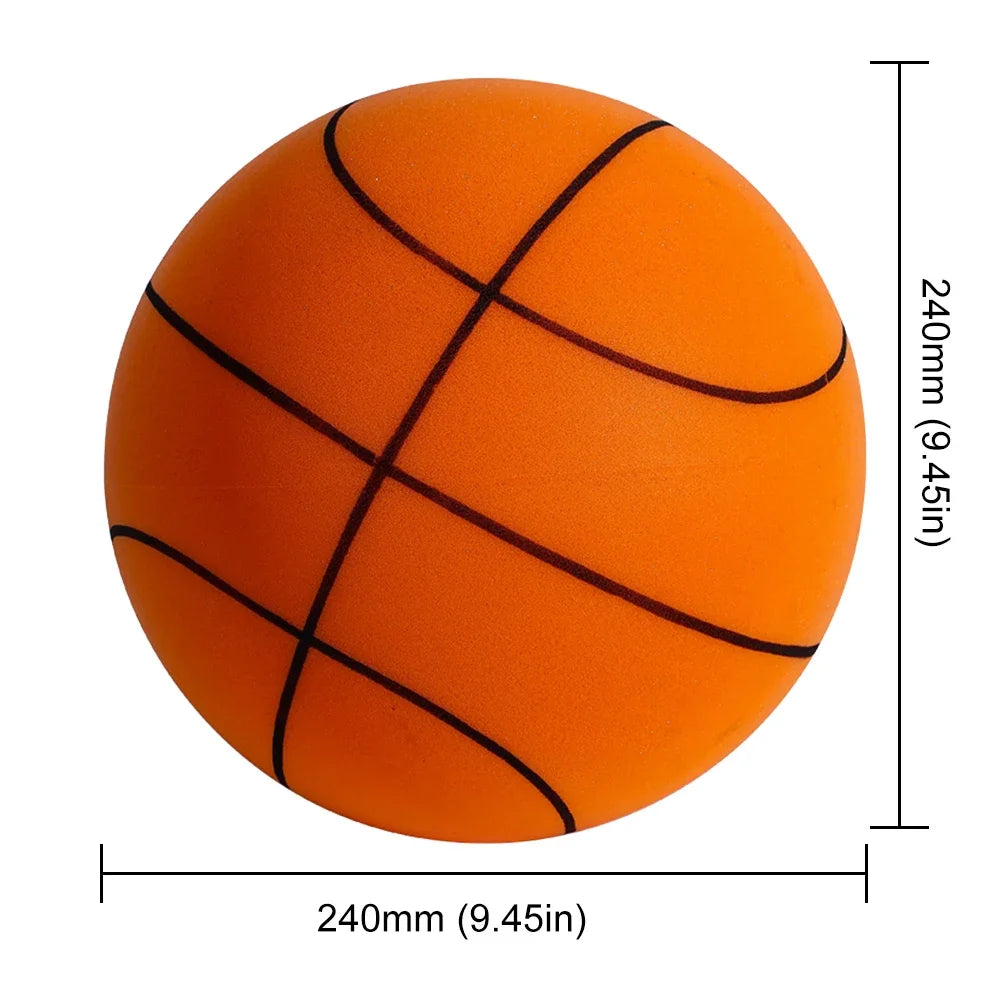 Silent Foam Basketball – Lightweight Elastic Sports Toy for Kids Indoor Play