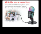 USB Gaming Microphone – Noise Cancelling Condenser for Podcast Recording