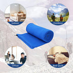 Fleece Sleeping Bag – 180x80cm Thermal Liner for Outdoor Camping and Travel