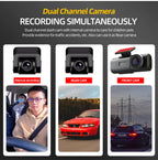 4K WiFi Dash Cam – GPS Night Vision Car DVR for Vehicle Security