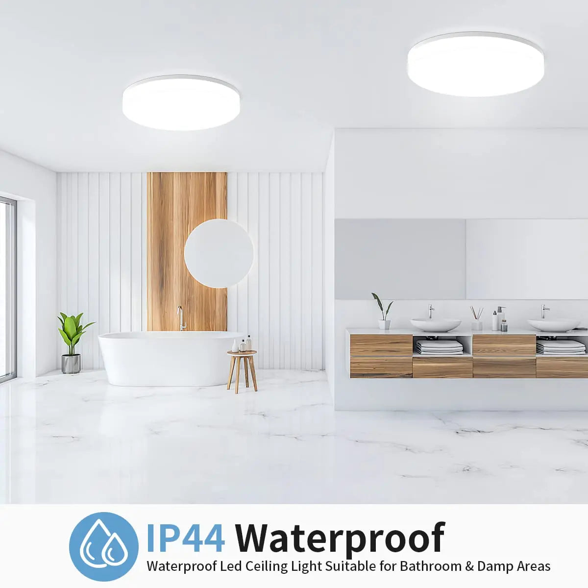 Modern LED Ceiling Light – Round Decorative Fixture for Home Living Spaces