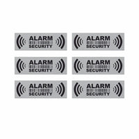 Security Alarm Warning Vinyl Decals – 2.9 Inch Adhesive Labels for Home Safety