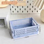 Foldable Storage Crate – Collapsible Organizer for Toys and Desk Supplies