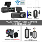4K Dual Dash Cam – GPS WiFi Driving Recorder for Car Security