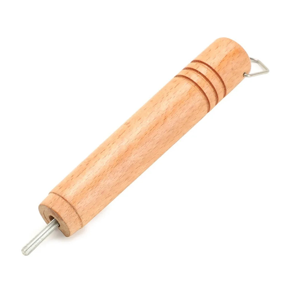 Wooden Pan Handle Replacement – 150x26mm Grip for Cookware Repair