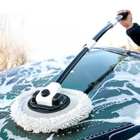 Telescoping Car Wash Brush – Soft Chenille Mop for Auto Detailing