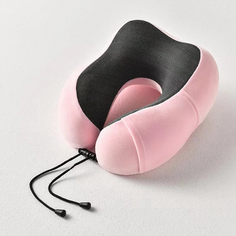 U-Shaped Memory Foam Neck Pillow – Cervical Orthopedic Support for Travel