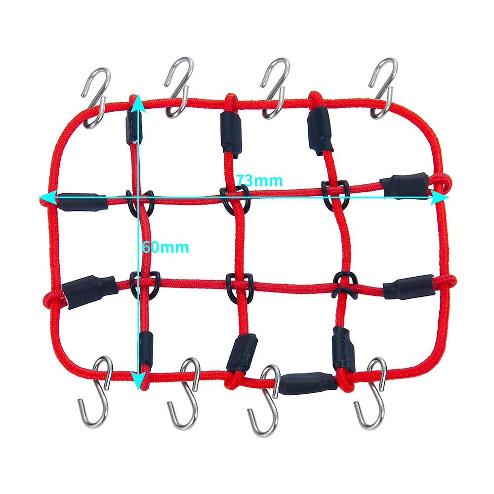 Elastic Luggage Net – Roof Rack Storage for 1/10 to 1/24 RC Crawler Cars