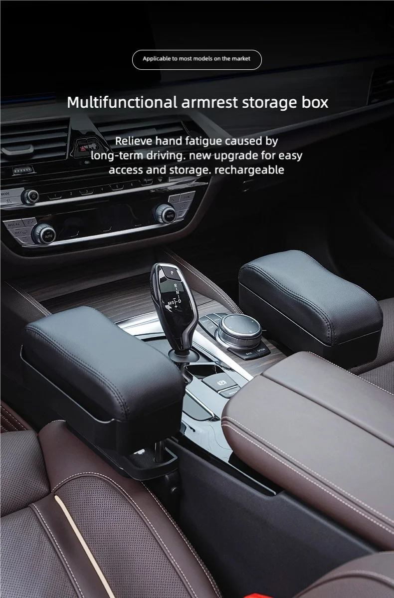 Adjustable Car Center Console Armrest Pad – Ergonomic Comfort for Driving