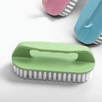Hard Bristle Laundry Brush – Plastic Scrubbing Tool for Shoes and Clothes