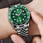 Golden Stainless Steel Quartz Watch – Elegant Analog Fashion for Women