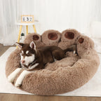 Plush Fluffy Pet Bed – Large Soft Cushion for Dogs and Cats
