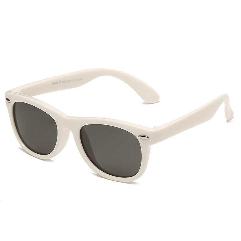 Silicone Kids Sunglasses – UV400 TR90 Goggles for Outdoor UV Protection