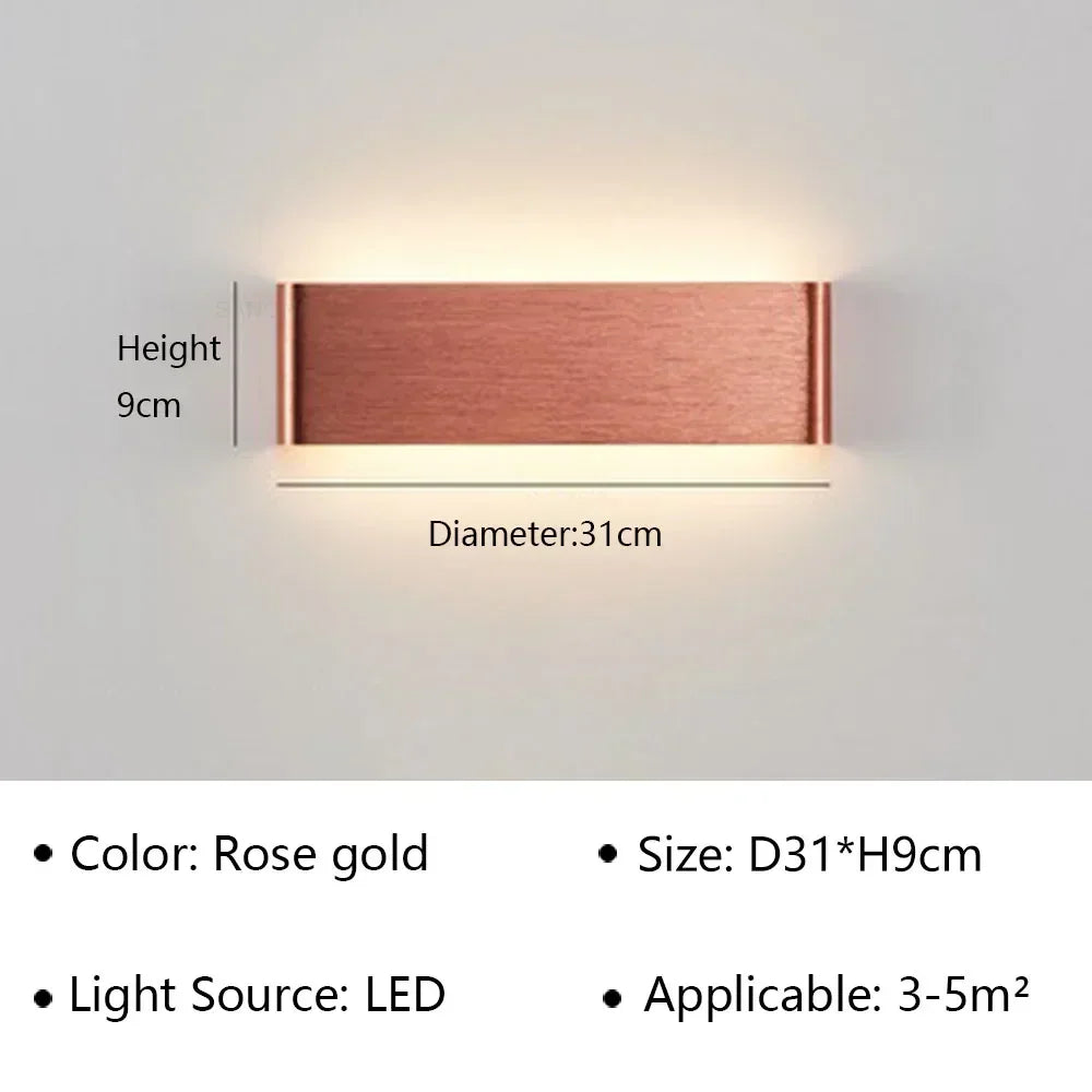 Modern LED Wall Sconce – Minimalist Indoor Lighting for Bedroom and Living Room
