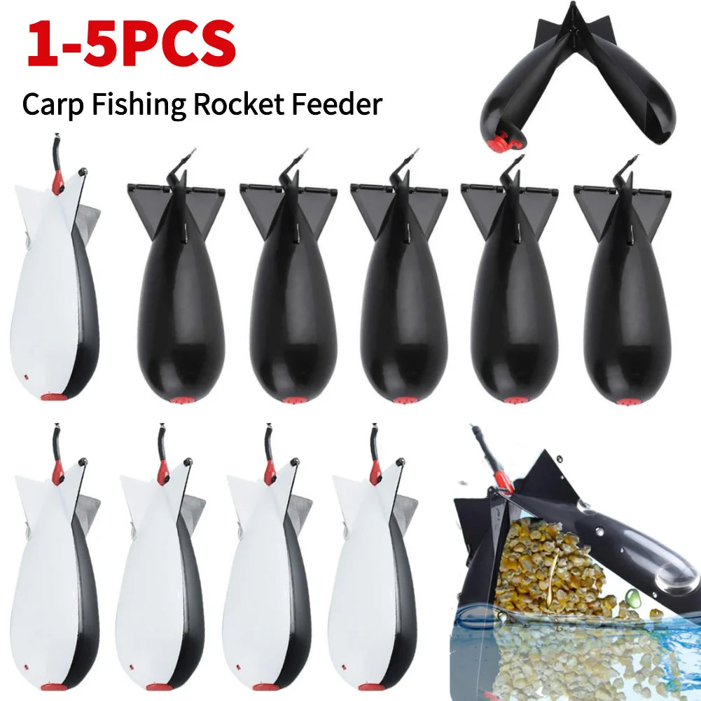 Carp Fishing Rocket Feeder – Spod Bomb Bait Holder for Outdoor Angling