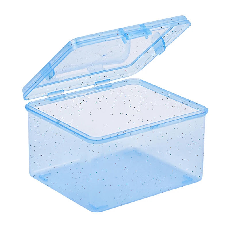 Transparent Plastic Storage Box – Desktop Organizer for Photocards and Stationery