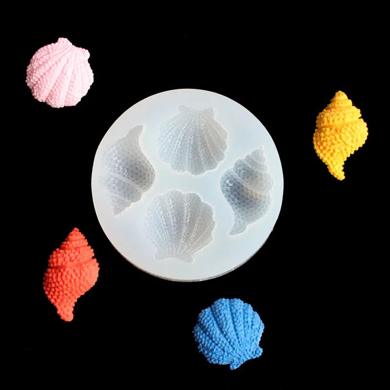 Irregular Shell Silicone Mold – Epoxy Resin Casting for Aromatherapy Crafts
