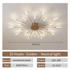 Modern Fireworks LED Ceiling Lamp – Decorative Chandelier for Living Room